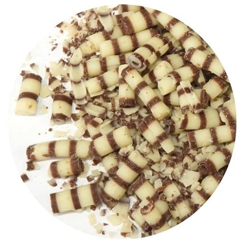Posypka czekoladowa 52% dekoracja tort monoporcje czekolada rolsy mix 30g
